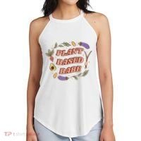 Plant Based Babe Vegan Life Women's Perfect Tri Rocker Tank thumb 2