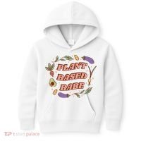 Plant Based Babe Vegan Life Kids Hoodie thumb 0