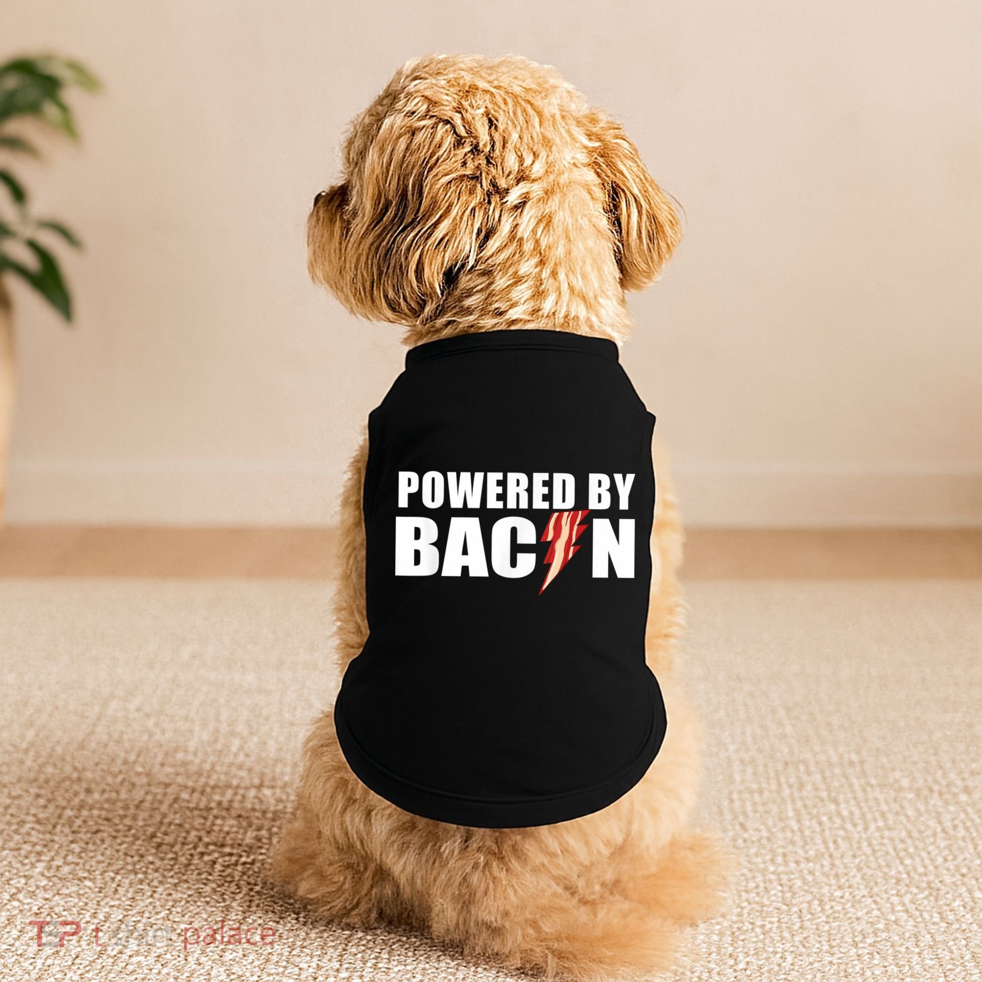 Powered By Bacon Doggie Tank