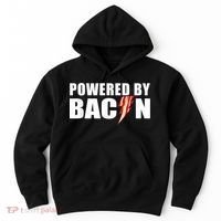 Powered By Bacon Hoodie thumb 0
