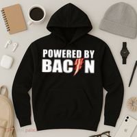 Powered By Bacon Hoodie thumb 3