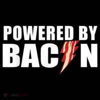 Powered By Bacon Hoodie thumb 7
