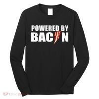 Powered By Bacon Long Sleeve Shirt thumb 0