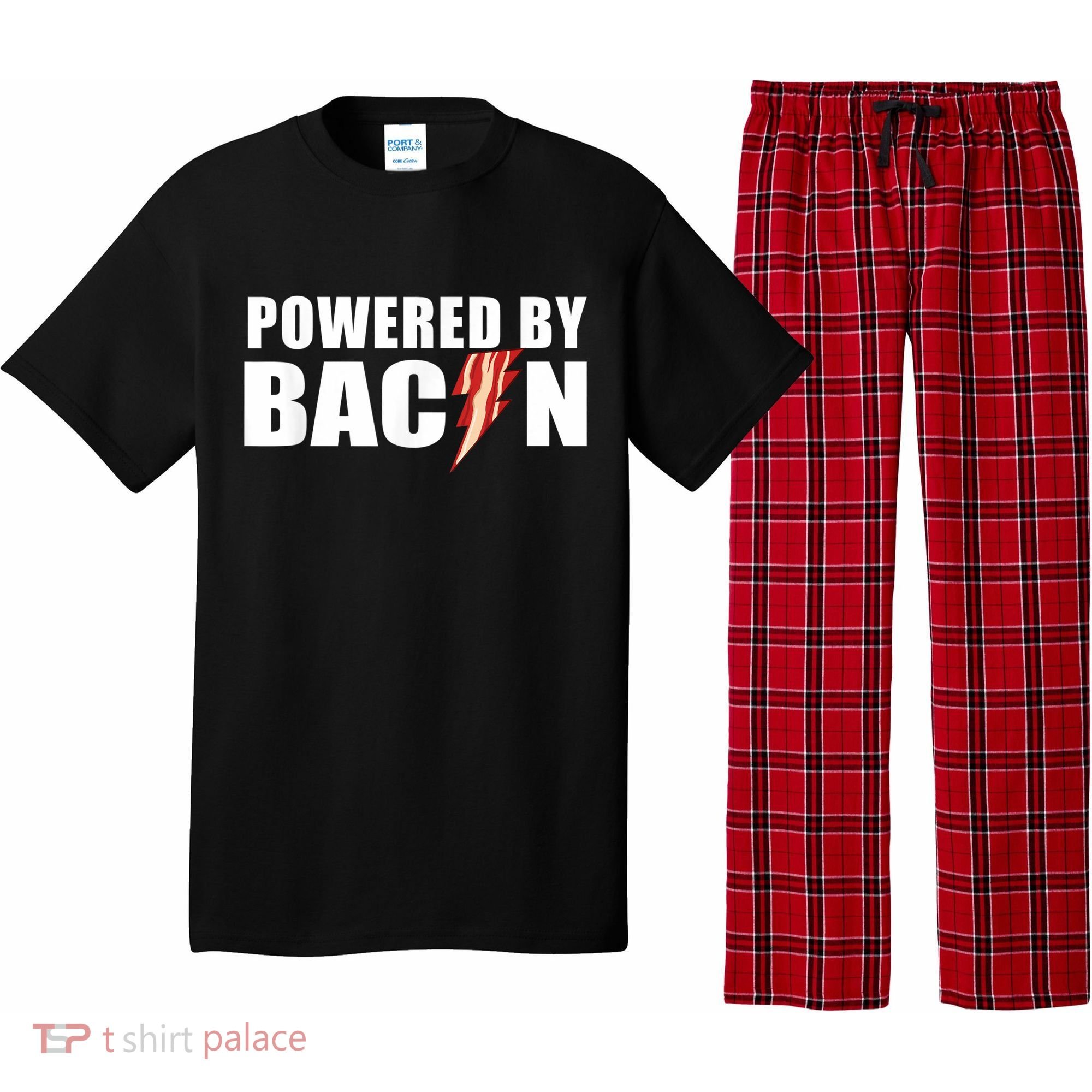 Powered By Bacon Pajama Set