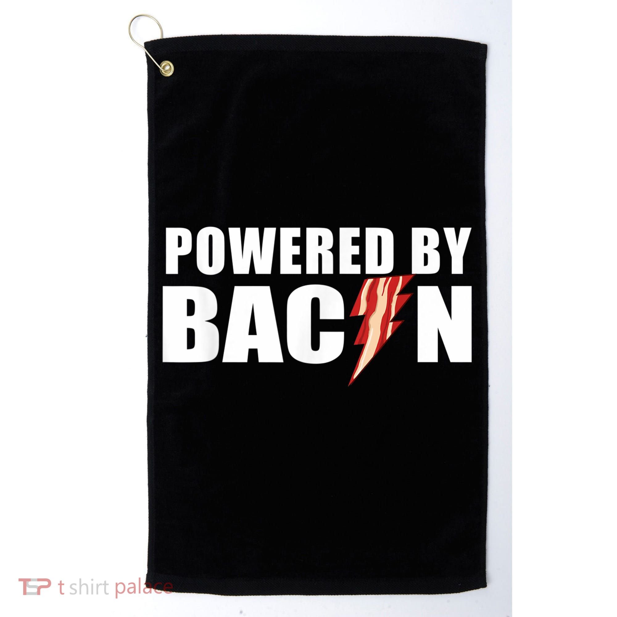 Powered By Bacon Golf Towel
