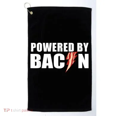 Powered By Bacon Golf Towel