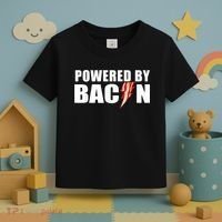 Powered By Bacon Toddler T-Shirt thumb 3