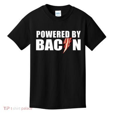 Powered By Bacon Kids T-Shirt
