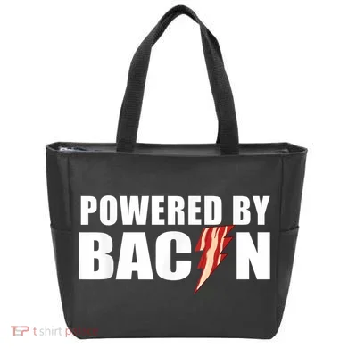 Powered By Bacon Tote Bag