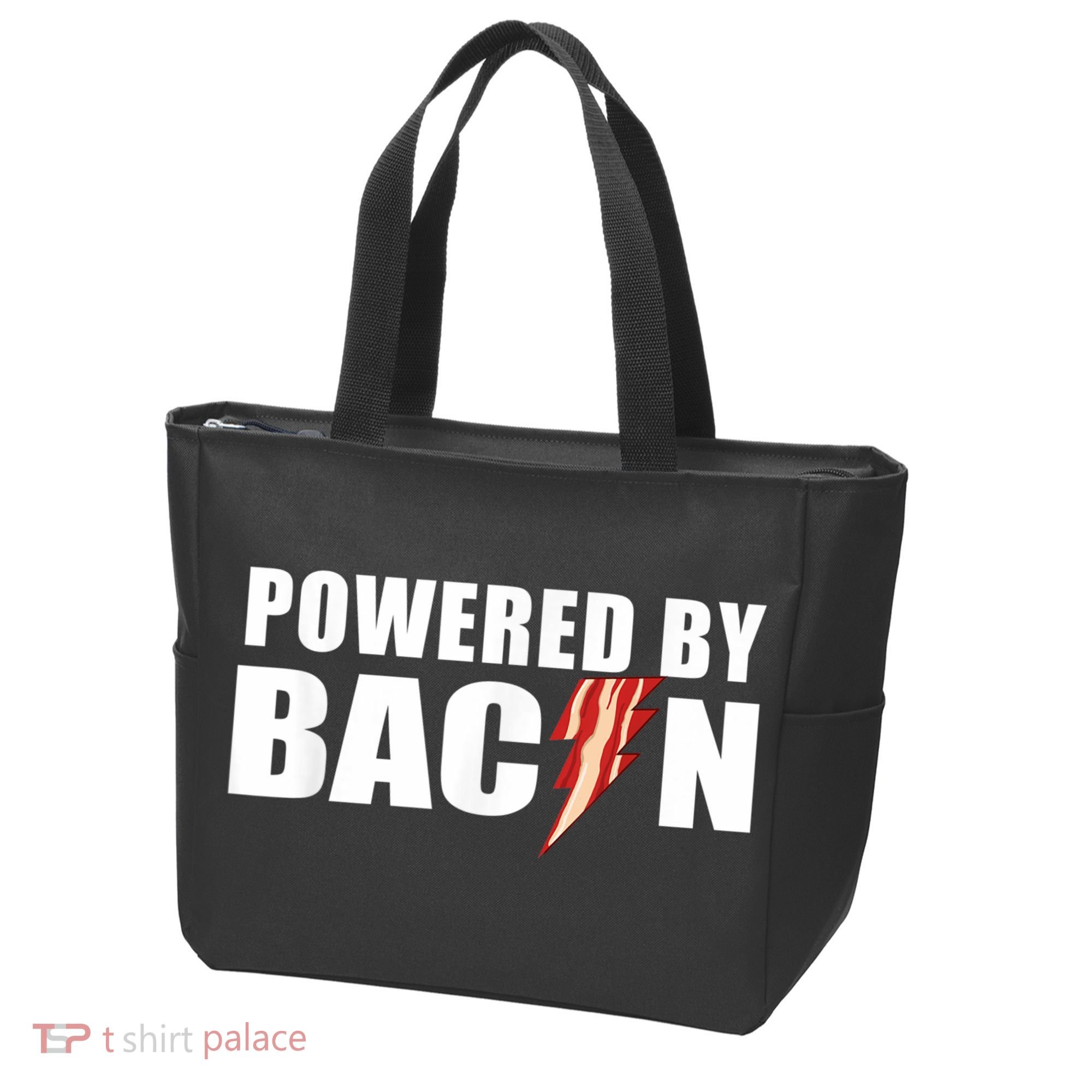 Powered By Bacon Tote Bag