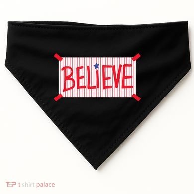 Philadelphia Baseball Believe USA-Made Doggie Bandana