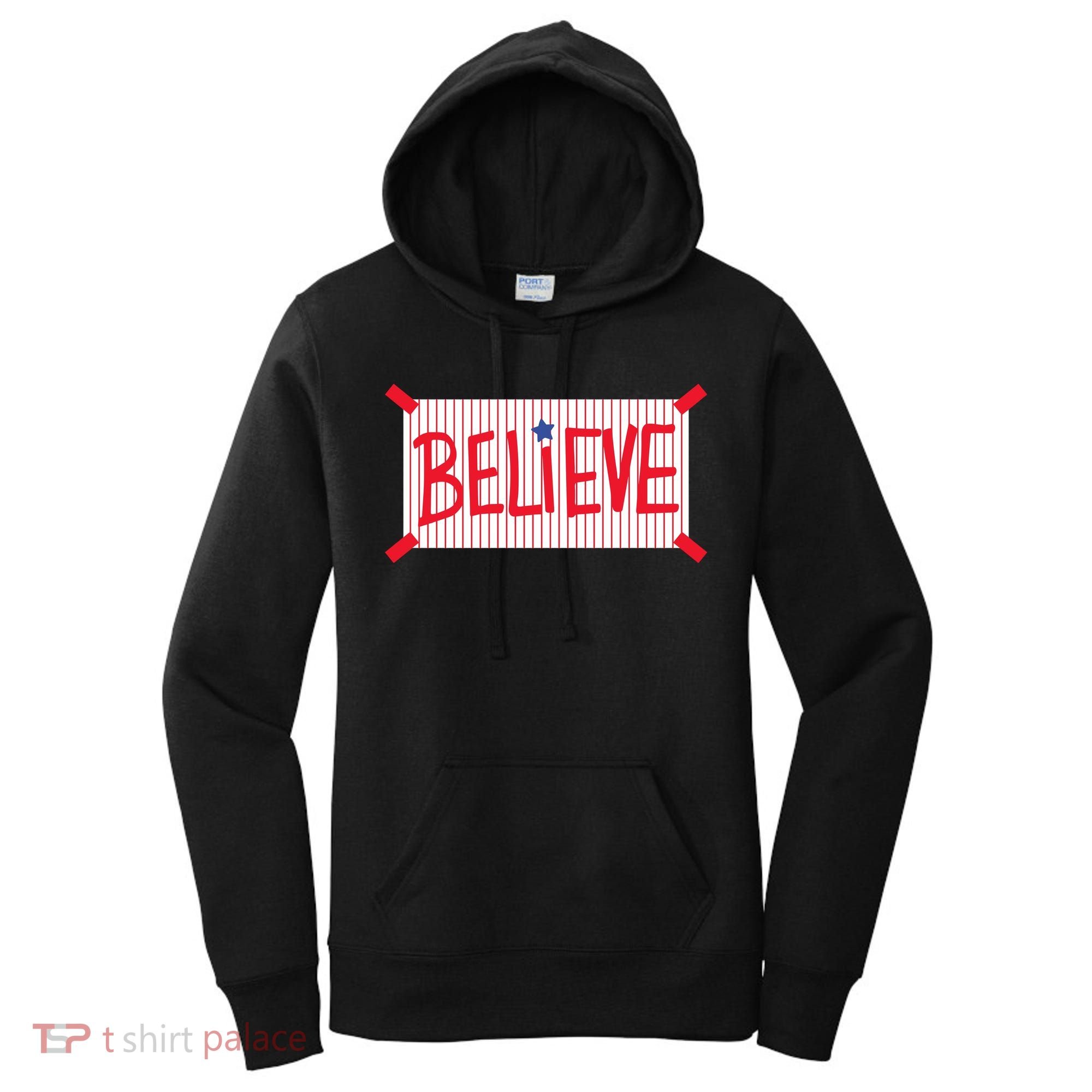 Philadelphia Baseball Believe Women's Hoodie