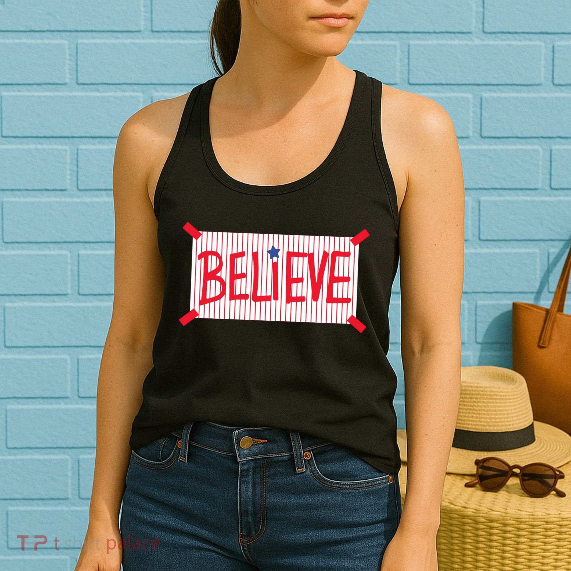 Philadelphia Baseball Believe Women's Tank Top