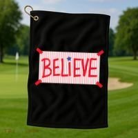Philadelphia Baseball Believe Golf Towel thumb 1