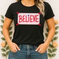 Philadelphia Baseball Believe Women's T-Shirt thumb 2