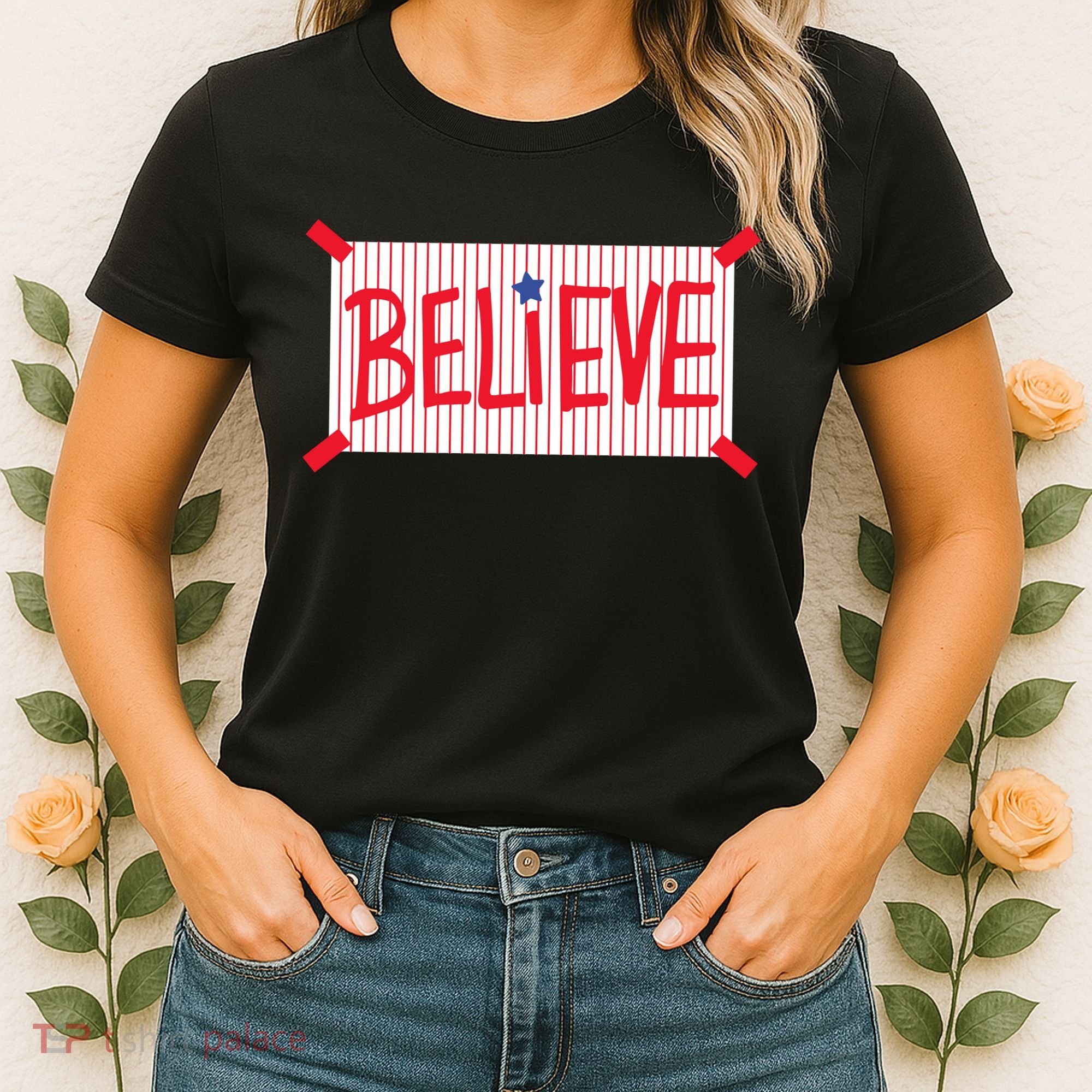 Philadelphia Baseball Believe Women's T-Shirt