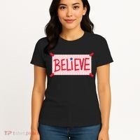 Philadelphia Baseball Believe Women's T-Shirt thumb 4