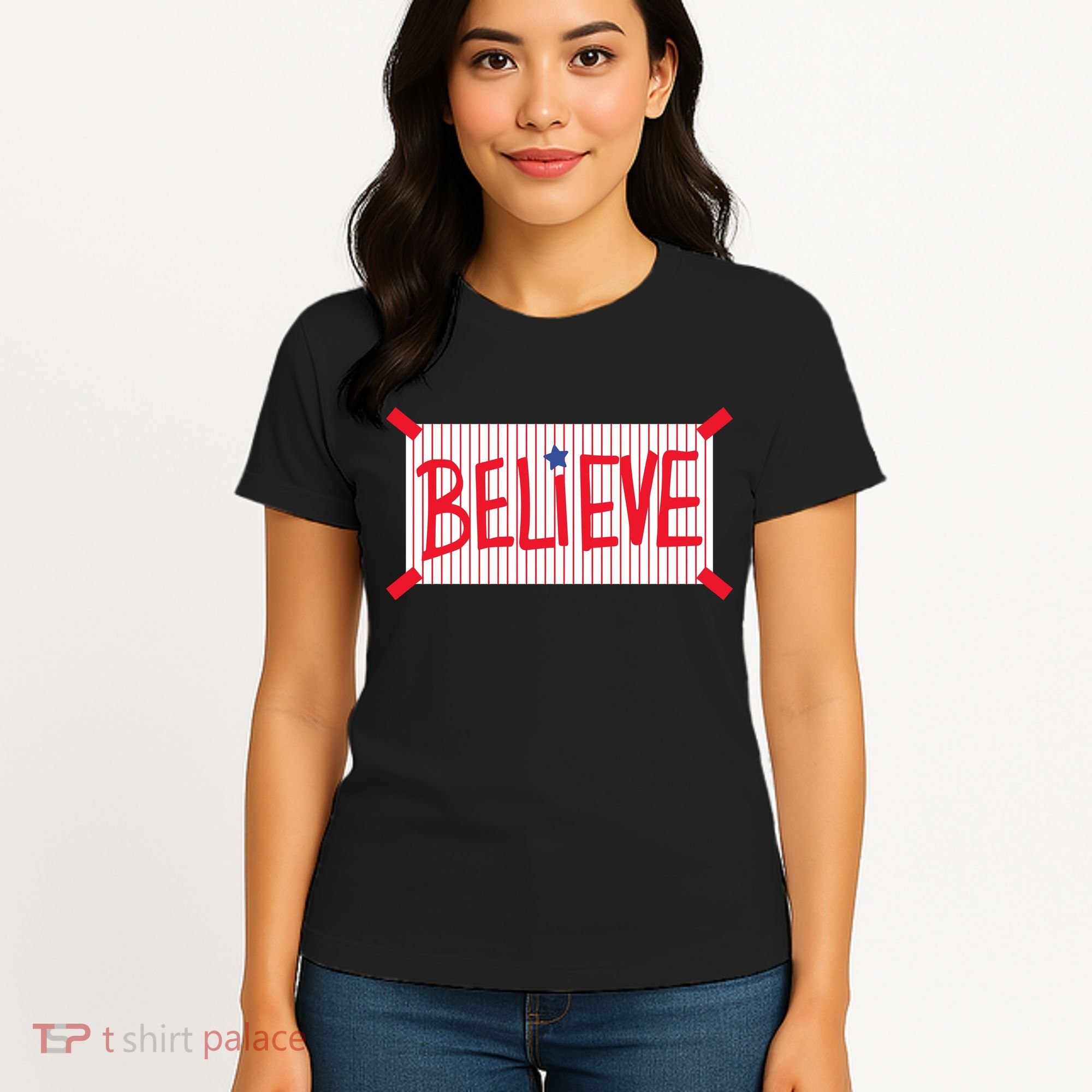 Philadelphia Baseball Believe Women's T-Shirt