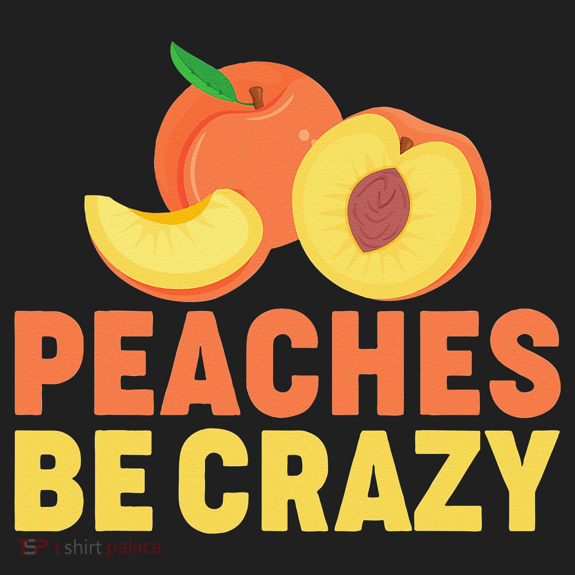 Peaches Be Crazy Funny Peach Pun Fruit Georgia Iced Tea Beanie