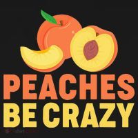 Peaches Be Crazy Funny Peach Pun Fruit Georgia Iced Tea Visor thumb 3