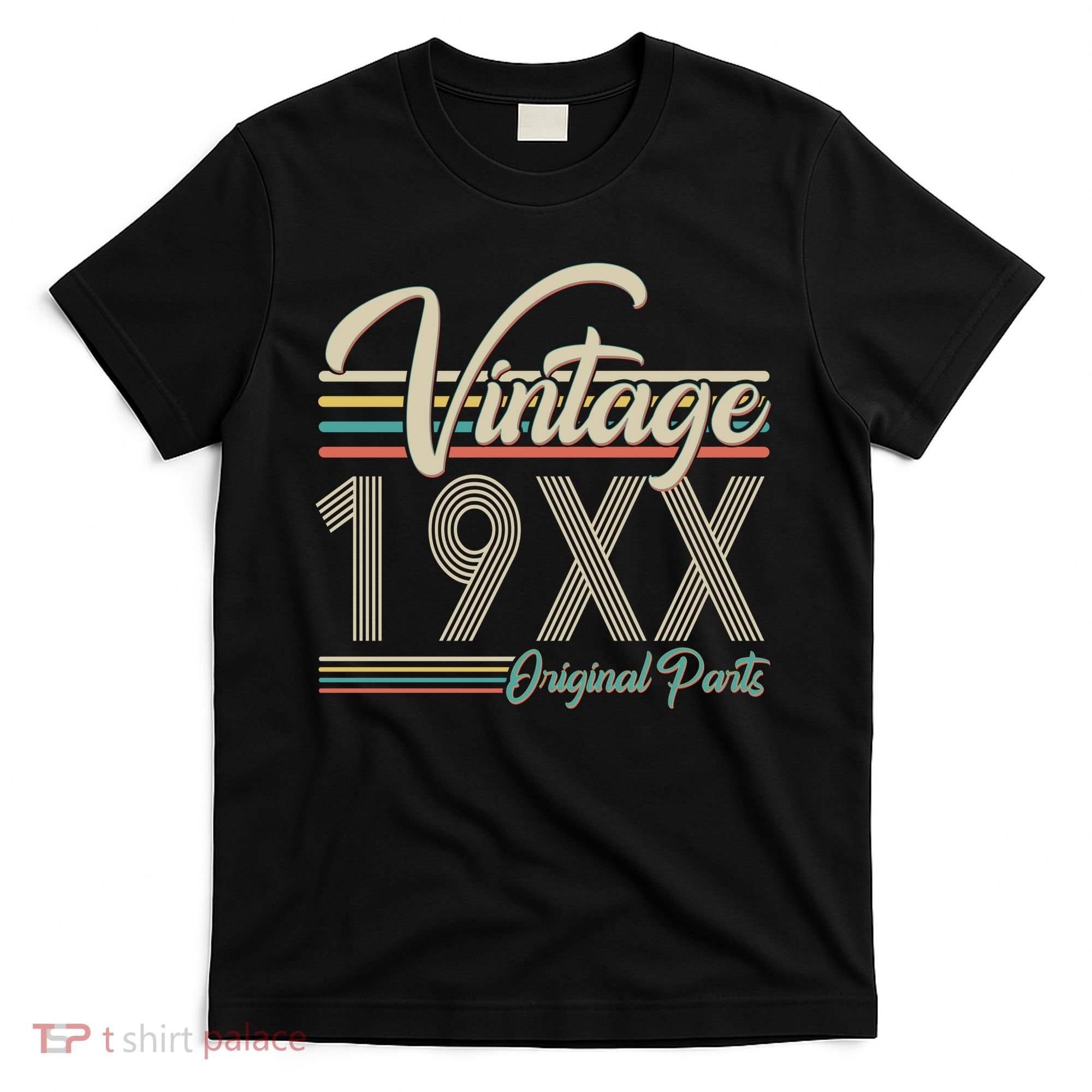 Personalize Birthday Custom Year Retro Vintage T-Shirt