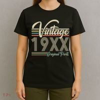 Personalize Birthday Custom Year Retro Vintage T-Shirt thumb 4