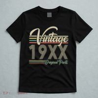 Personalize Birthday Custom Year Retro Vintage T-Shirt thumb 5