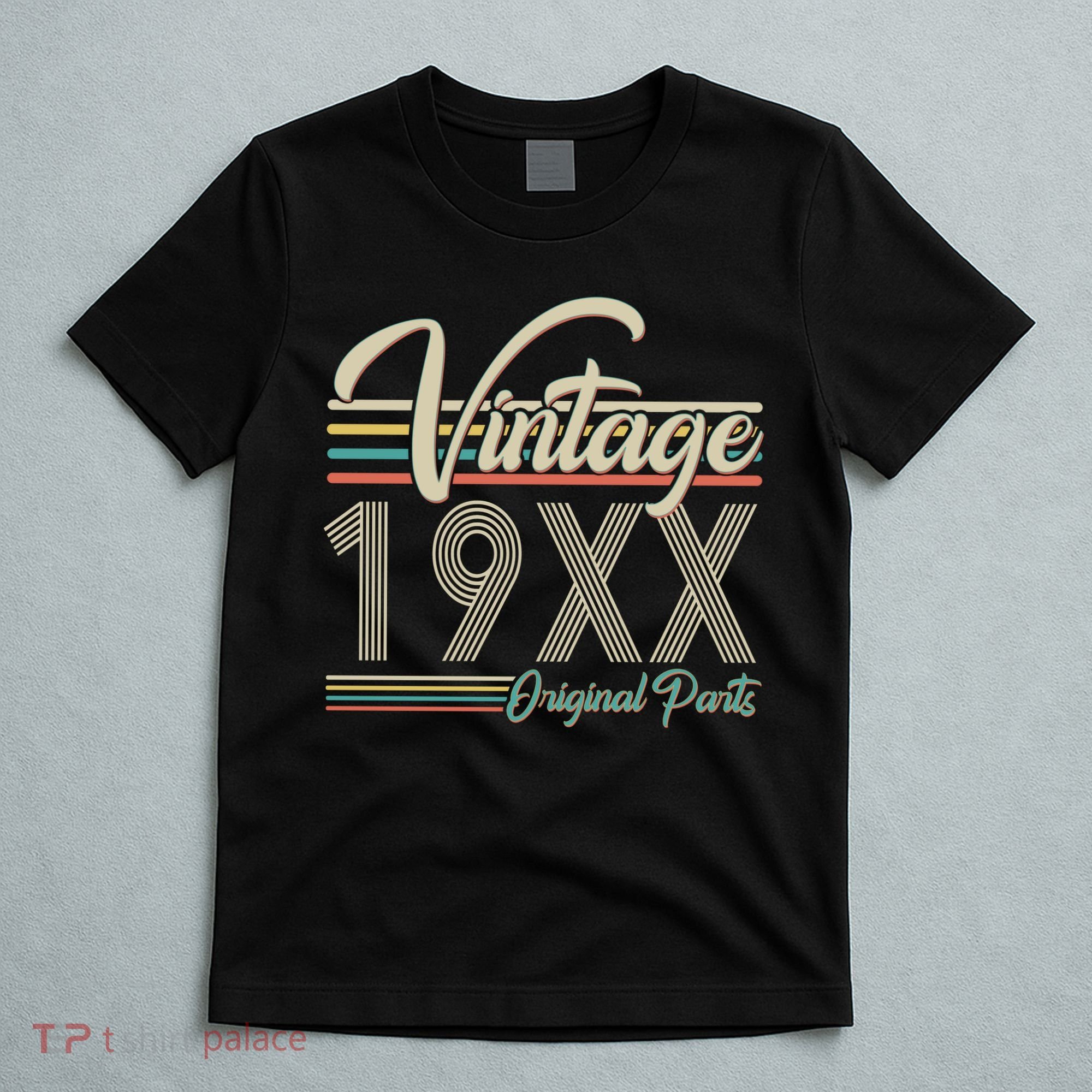 Personalize Birthday Custom Year Retro Vintage T-Shirt