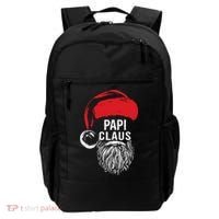 Papi Beard Christmas Santa Red Hat Xmas Cute Funny Gift Cool Gift Backpack thumb 0