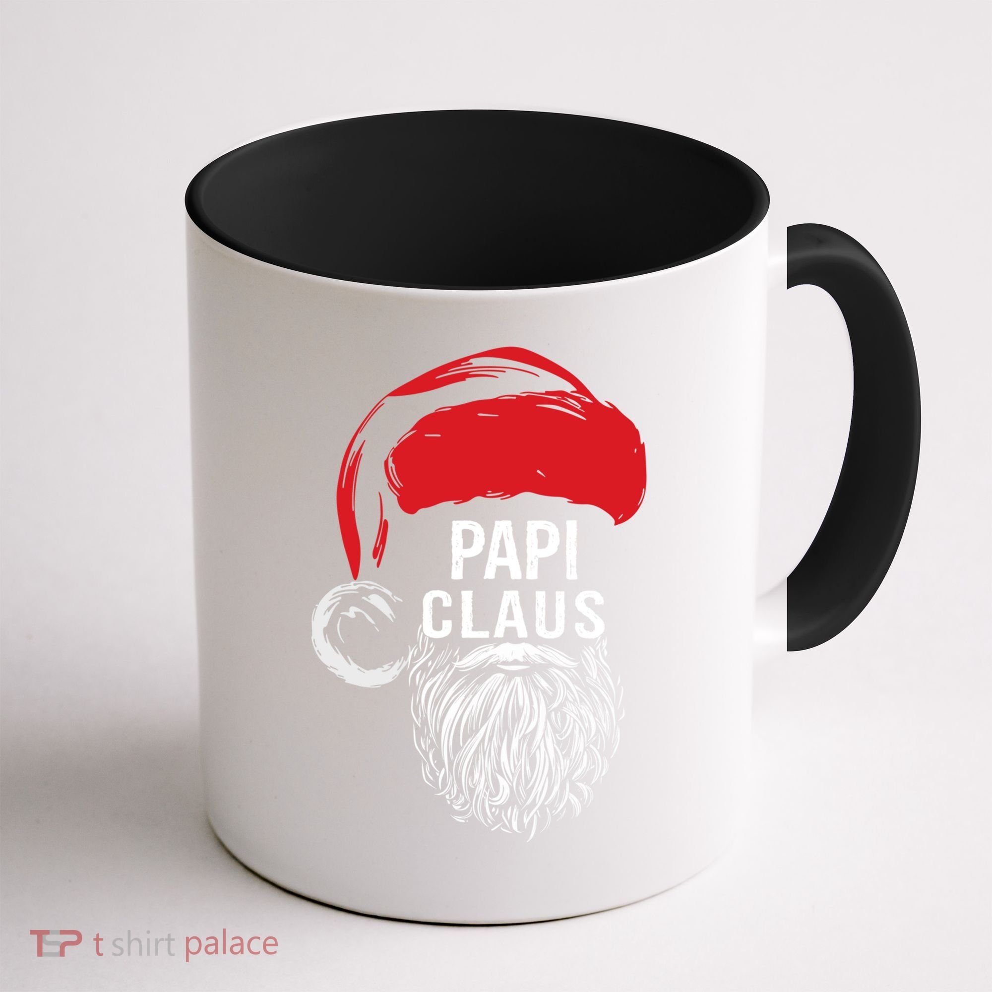 Papi Beard Christmas Santa Red Hat Xmas Cute Funny Gift Cool Gift Coffee Mug