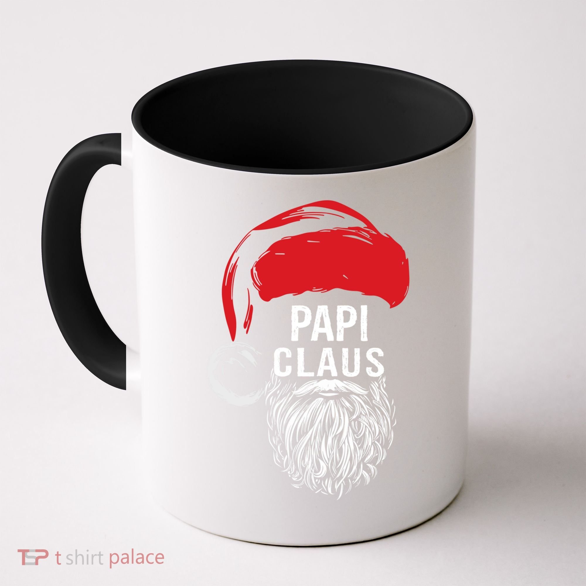 Papi Beard Christmas Santa Red Hat Xmas Cute Funny Gift Cool Gift Coffee Mug