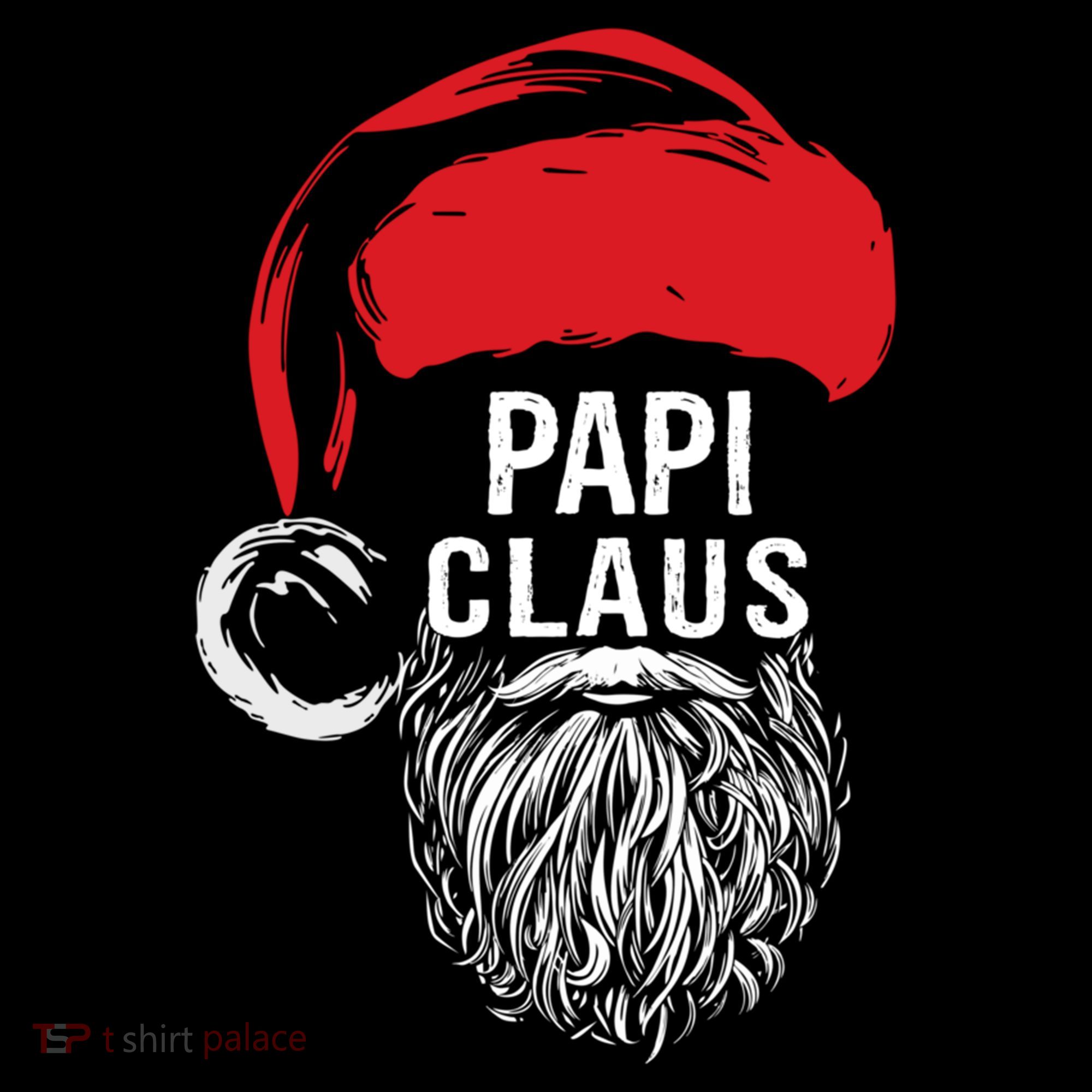 Papi Beard Christmas Santa Red Hat Xmas Cute Funny Gift Cool Gift Coffee Mug