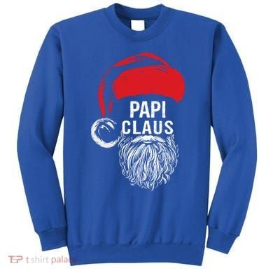 Papi Beard Christmas Santa Red Hat Xmas Cute Funny Gift Cool Gift Sweatshirt