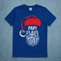 Papi Beard Christmas Santa Red Hat Xmas Cute Funny Gift Cool Gift T-Shirt thumb 5