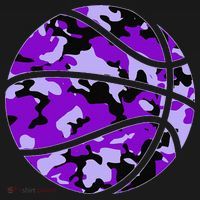 Purple Basketball Camo Purple Camouflage Basketball Women's Tank Top thumb 5