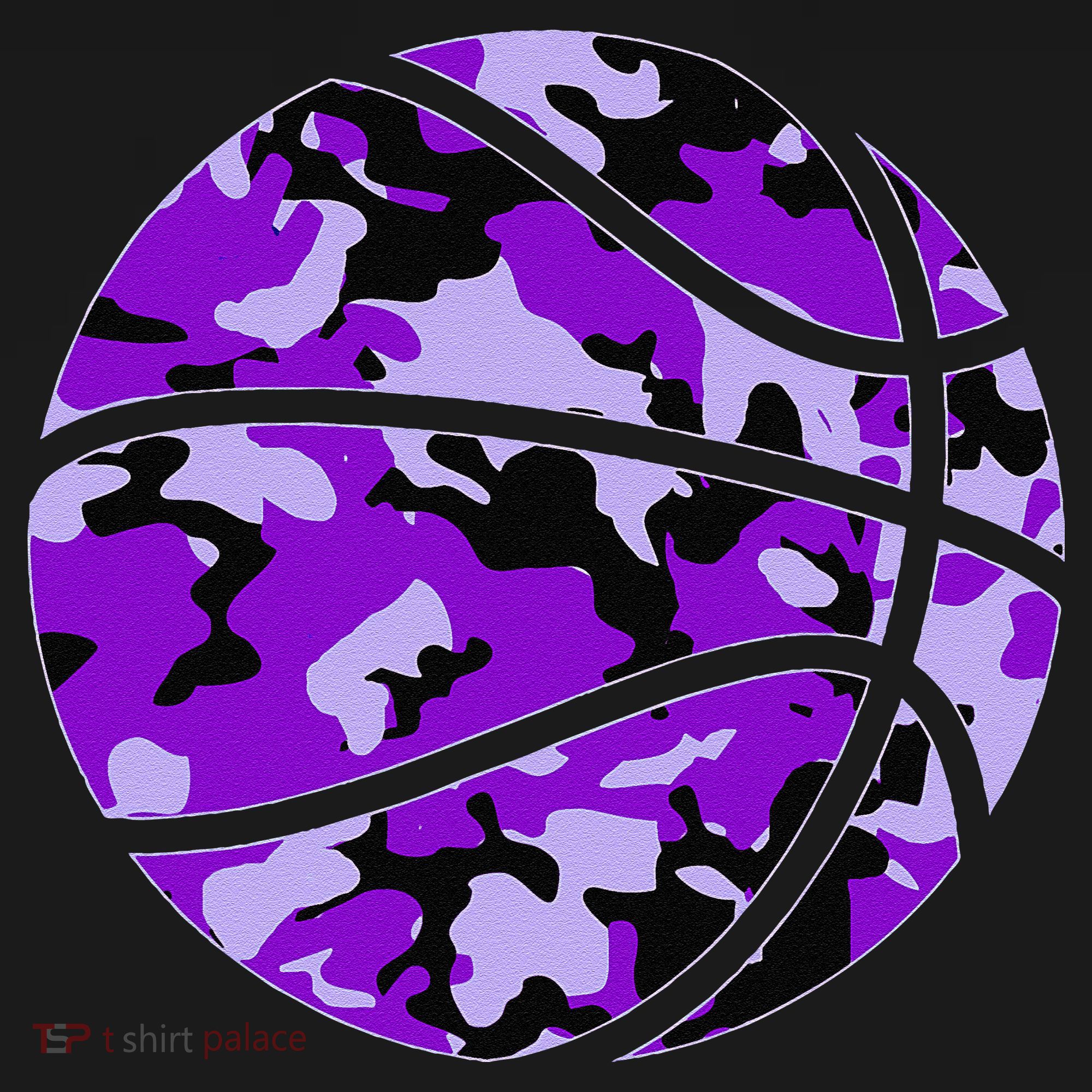 Purple Basketball Camo Purple Camouflage Basketball Women's Tank Top