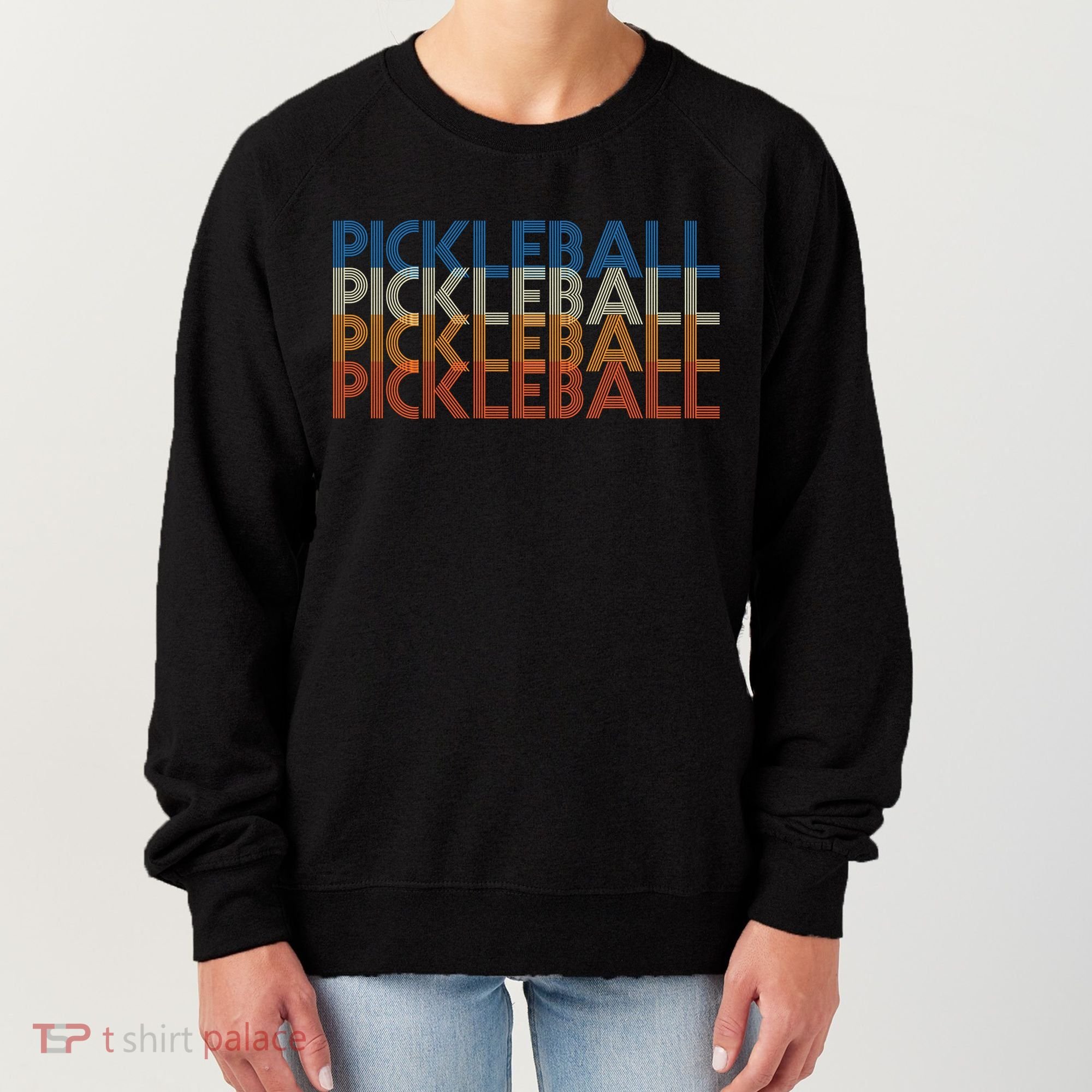 Pickle Ball Classic Retro Pickleball Women's Sweatshirt