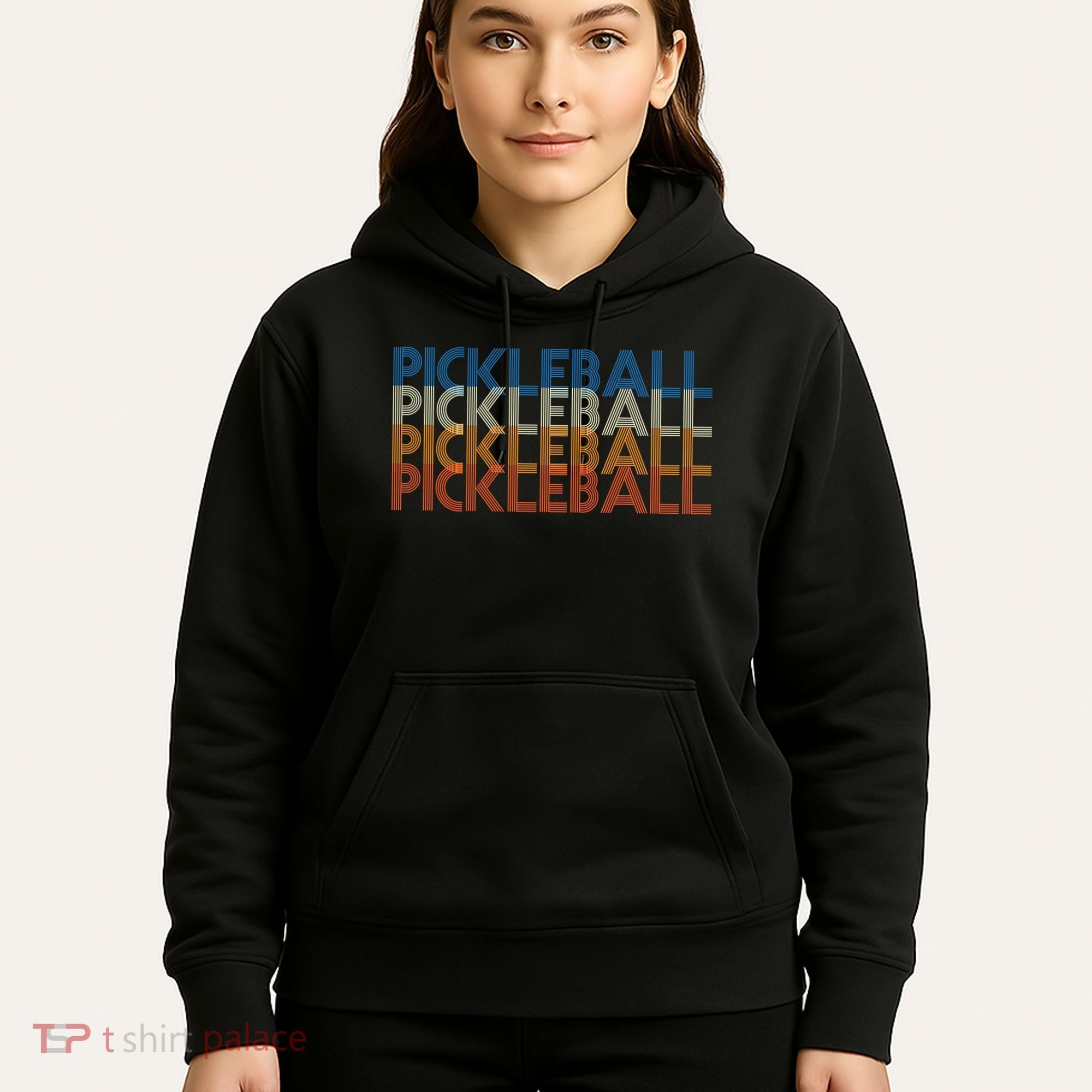 Pickle Ball Classic Retro Pickleball Hoodie
