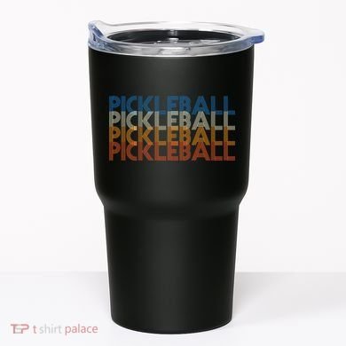 Pickle Ball Classic Retro Pickleball Tumbler
