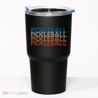 Pickle Ball Classic Retro Pickleball Tumbler thumb 0