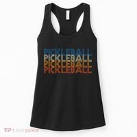 Pickle Ball Classic Retro Pickleball Women's Tank Top thumb 0