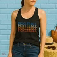 Pickle Ball Classic Retro Pickleball Women's Tank Top thumb 2