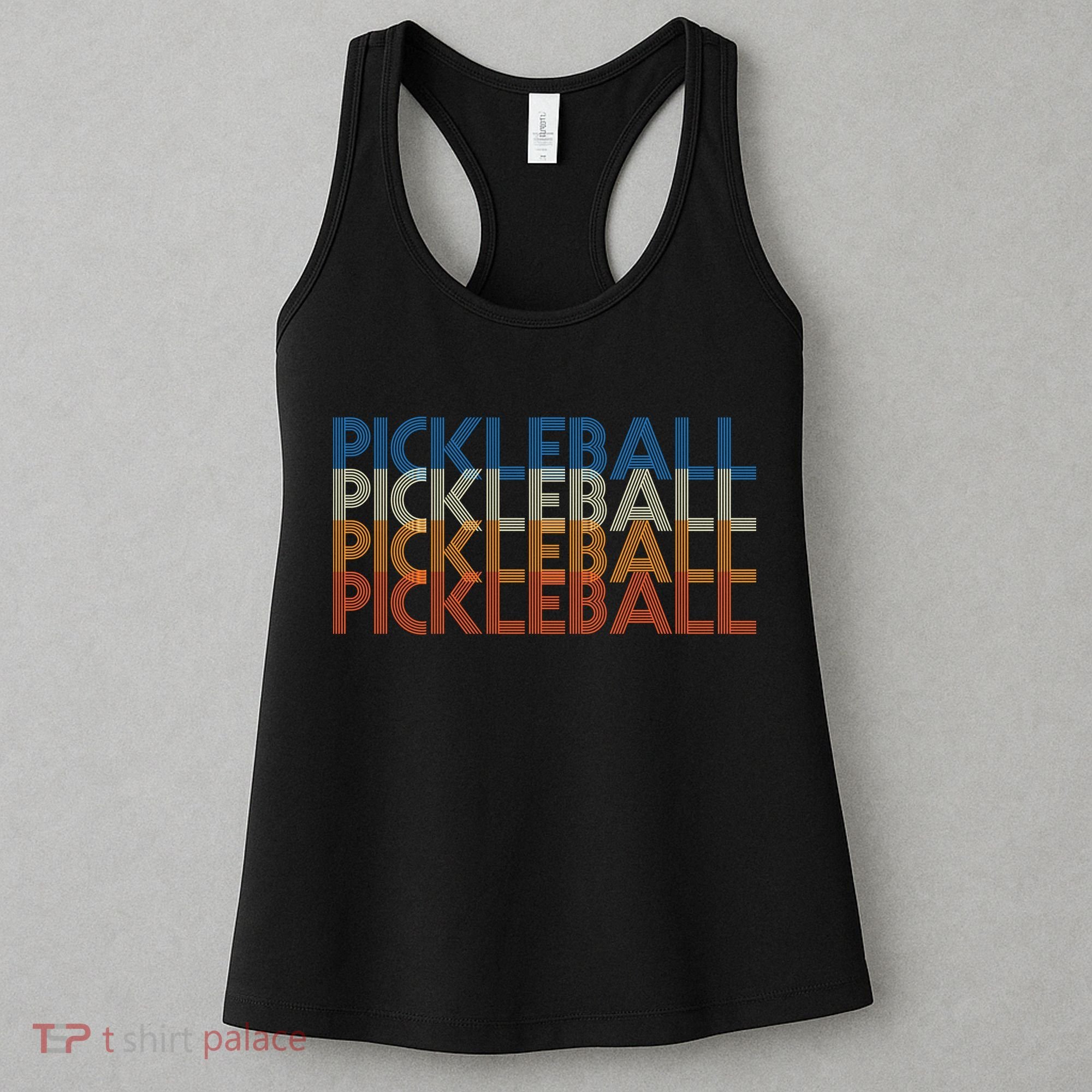 Pickle Ball Classic Retro Pickleball Women's Tank Top
