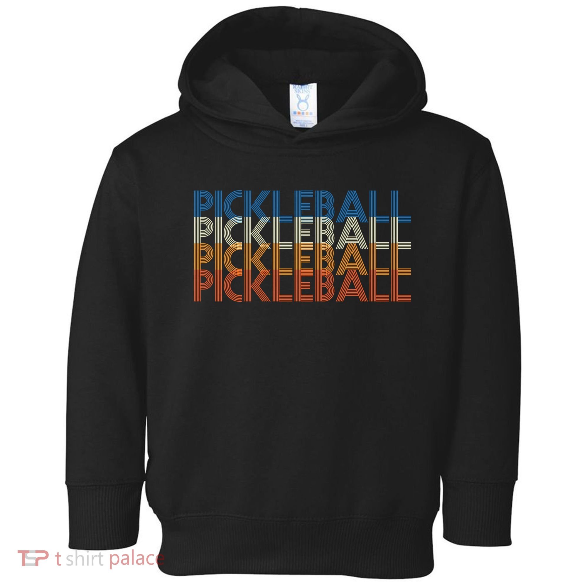 Pickle Ball Classic Retro Pickleball Toddler Hoodie