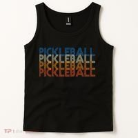 Pickle Ball Classic Retro Pickleball Tank Top thumb 2