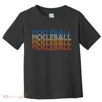 Pickle Ball Classic Retro Pickleball Toddler T-Shirt thumb 0