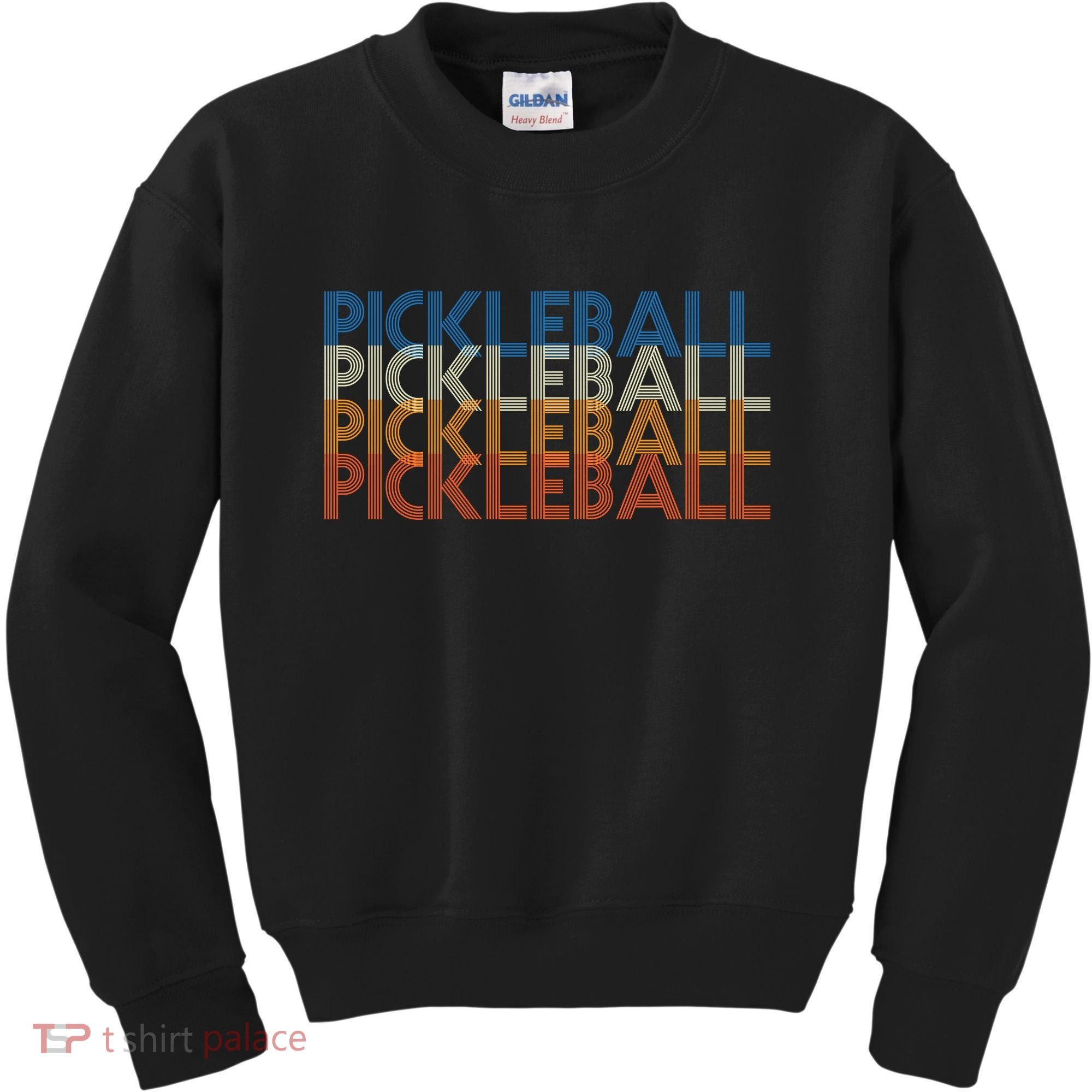 Pickle Ball Classic Retro Pickleball Kids Sweatshirt