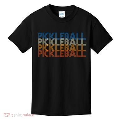 Pickle Ball Classic Retro Pickleball Kids T-Shirt