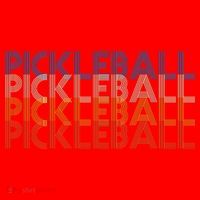 Pickle Ball Classic Retro Pickleball Santa Hat thumb 1