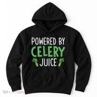Powered By Celery Juice Hoodie thumb 0